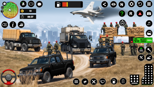 اسکرین شات برنامه Army Truck Game: Driving Games 3