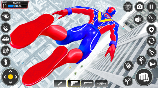 اسکرین شات 5 برنامه Spider Rope Hero: Action Game