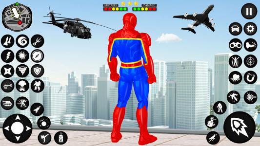 اسکرین شات برنامه Spider Rope Hero Spider Game 1