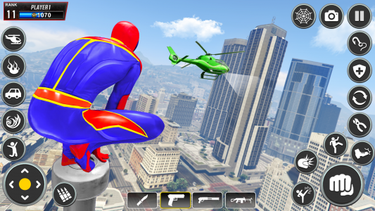 اسکرین شات برنامه Spider Rope Hero Spider Game 2