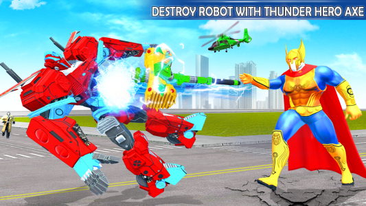 اسکرین شات برنامه Hammer Hero Robot Rescue City 3