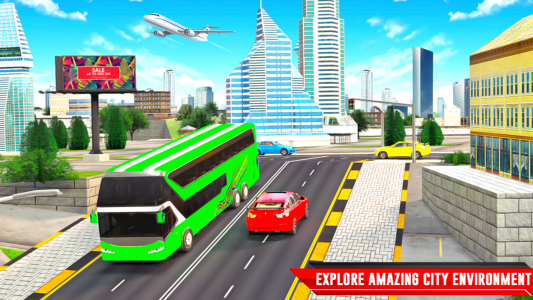 اسکرین شات بازی City Coach Bus Driving Sim 3D 2