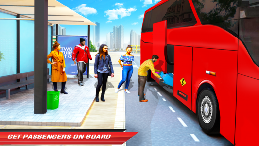 اسکرین شات بازی City Coach Bus Driving Sim 3D 4