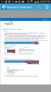 اسکرین شات برنامه MaaS360 Secure Viewer 2
