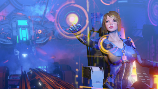 اسکرین شات 1 بازی VR Space Stalker