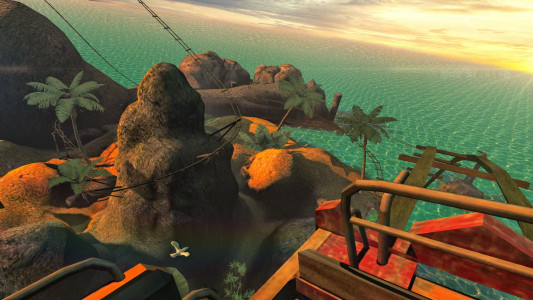 اسکرین شات بازی VR Roller Coaster Sunset 3