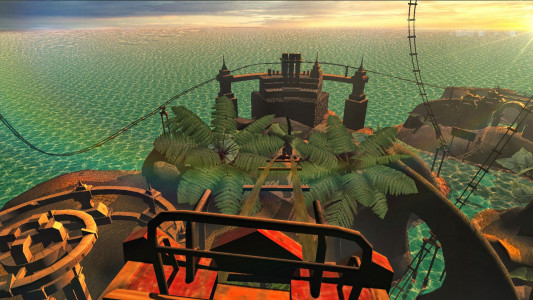 اسکرین شات بازی VR Roller Coaster Sunset 4
