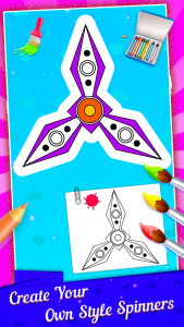 اسکرین شات برنامه Fidget Spinner Coloring Book 4