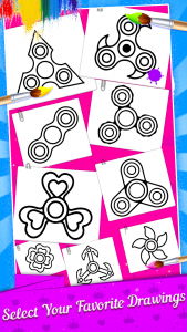 اسکرین شات برنامه Fidget Spinner Coloring Book 2