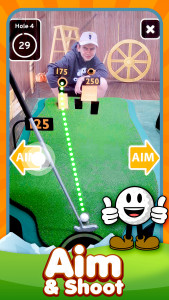 اسکرین شات بازی OneShot Golf - Robot Golf Game 1