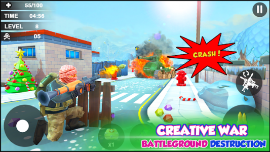 اسکرین شات بازی Creative Battle :Firing Destruction Battlegrounds 4
