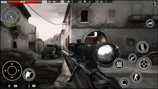 اسکرین شات بازی WW2 Sniper Gun War Games Duty 4