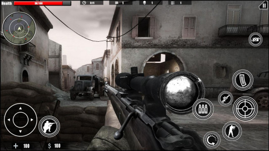 اسکرین شات 4 بازی WW2 Sniper Gun War Games