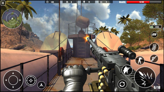 اسکرین شات 4 بازی Machine Gun Warship: Gun Games
