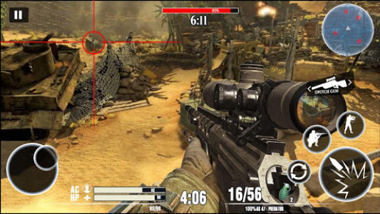 اسکرین شات بازی Desert Sniper 3D : Free Offline War Shooting Games 5