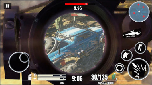 اسکرین شات بازی Desert Sniper 3D : Free Offline War Shooting Games 3