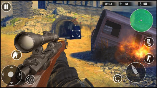 اسکرین شات 6 بازی WW Shooter: Army War Gun Games