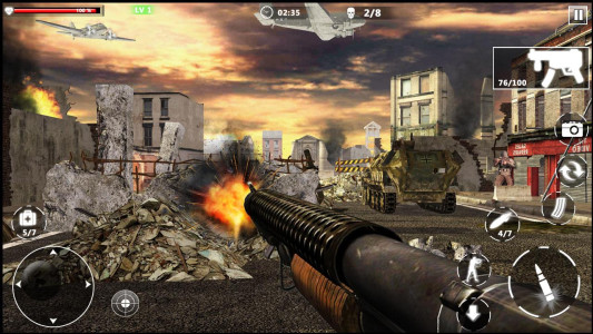 اسکرین شات 3 بازی World War Army: Gun War Games