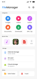 اسکرین شات 1 برنامه File Manager