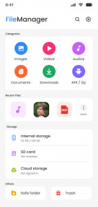 اسکرین شات 1 برنامه File Manager