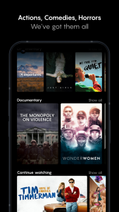 اسکرین شات برنامه Filmzie – Movie Streaming App 1