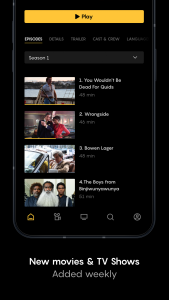 اسکرین شات برنامه Filmzie – Movie Streaming App 3