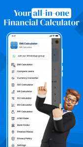 اسکرین شات 6 برنامه EMI Calculator App & Loan