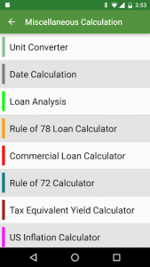 اسکرین شات برنامه Financial Calculators 8