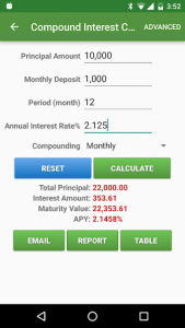 اسکرین شات برنامه Financial Calculators 5