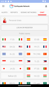 اسکرین شات 5 برنامه Earthquake Network