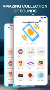 اسکرین شات برنامه Find My Phone By Clap: Whistle 4