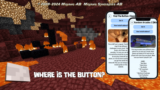 اسکرین شات برنامه find the button for minecraft 4