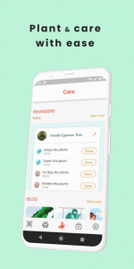 اسکرین شات 2 برنامه Plant App - Identifier & Care