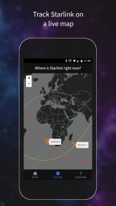 اسکرین شات برنامه Find Starlink Satellites 4