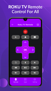 اسکرین شات برنامه Remote Control For Roku TV 1