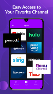 اسکرین شات 3 برنامه Remote Control For Roku TV