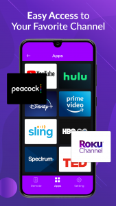 اسکرین شات برنامه Remote Control For Roku TV 3