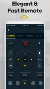 اسکرین شات برنامه Universal Smart Tv Remote Ctrl 8