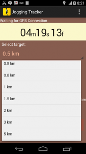 اسکرین شات برنامه Jogging Tracker 4