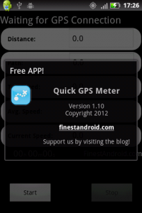 اسکرین شات برنامه Quick GPS distance meter free 4