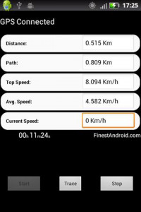 اسکرین شات برنامه Quick GPS distance meter free 1