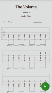 اسکرین شات برنامه Guitar Tabs X 1