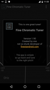 اسکرین شات برنامه Fine Chromatic Tuner 6