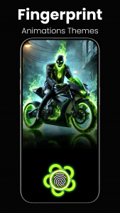 اسکرین شات برنامه Fingerprint Animation Themes 4