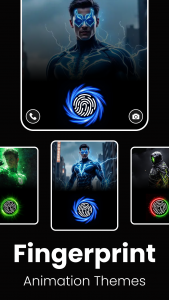 اسکرین شات برنامه Fingerprint Animation Themes 2