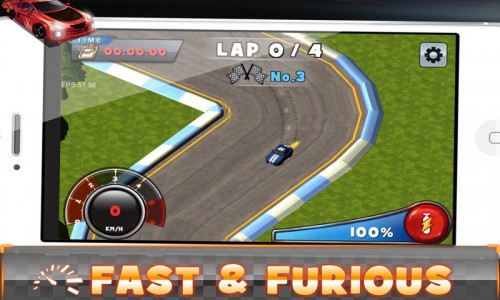اسکرین شات بازی Finger Racer 1