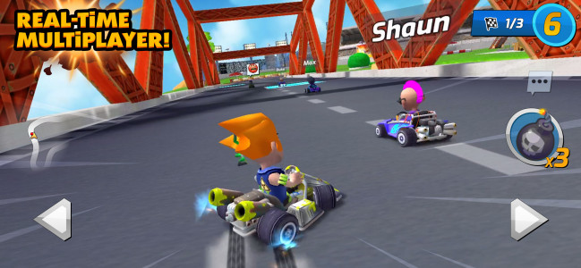 اسکرین شات بازی Boom Karts Multiplayer Racing 1