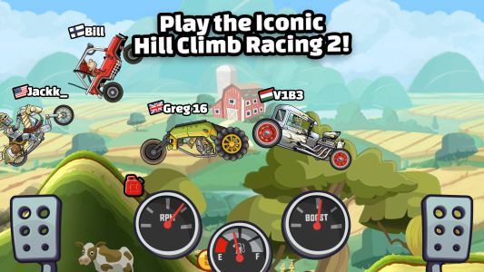 اسکرین شات بازی Hill Climb Racing 2 1