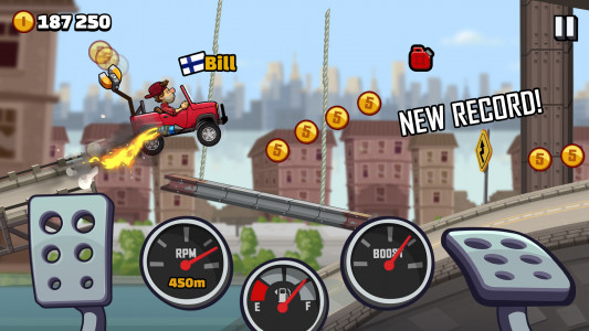 اسکرین شات 1 بازی Hill Climb Racing 2
