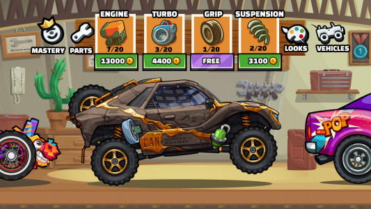 اسکرین شات 3 بازی Hill Climb Racing 2